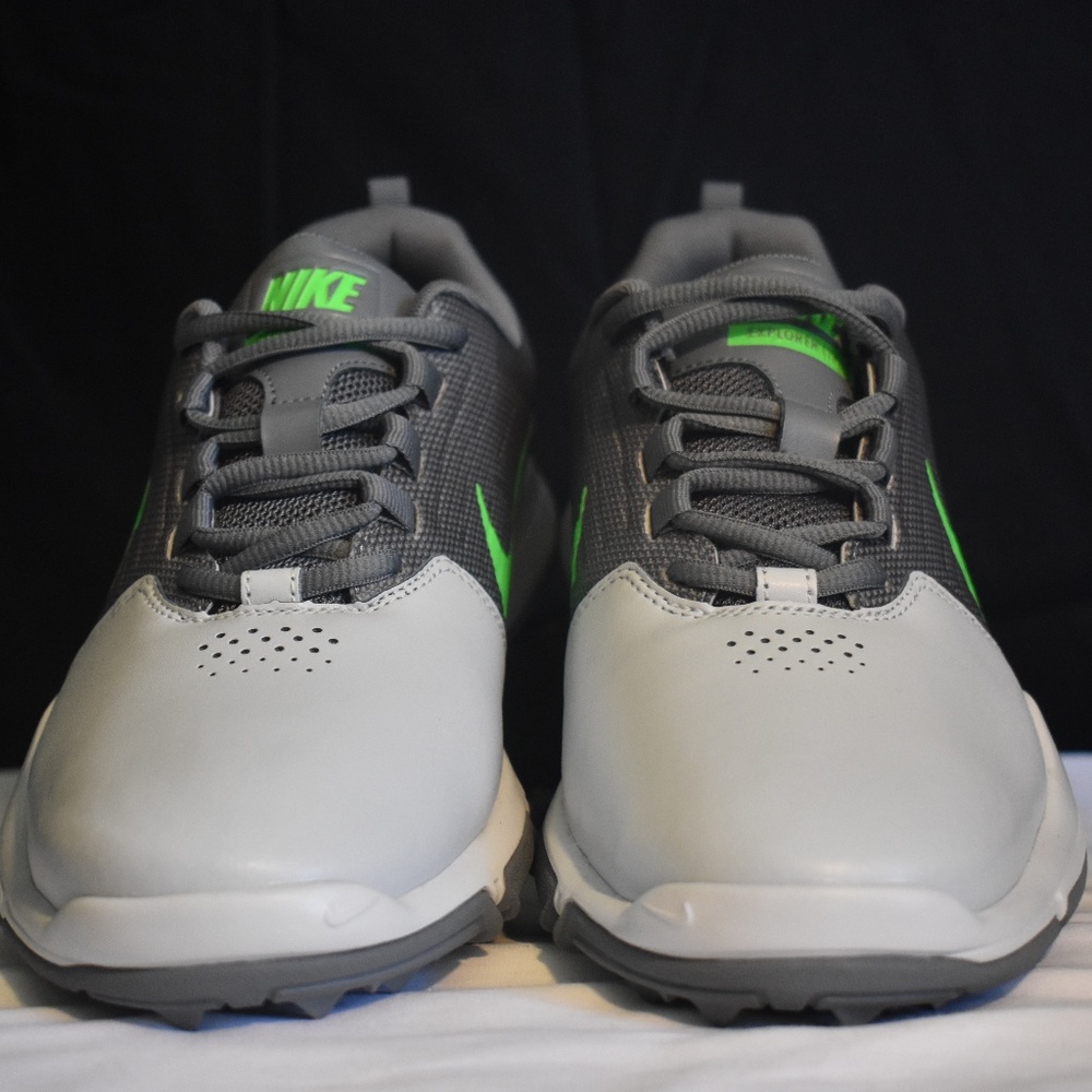 New Nike Explorer Control SL Golf Shoes Gray Green